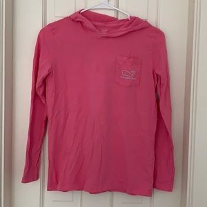 Pink vineyard vines girls hoodie